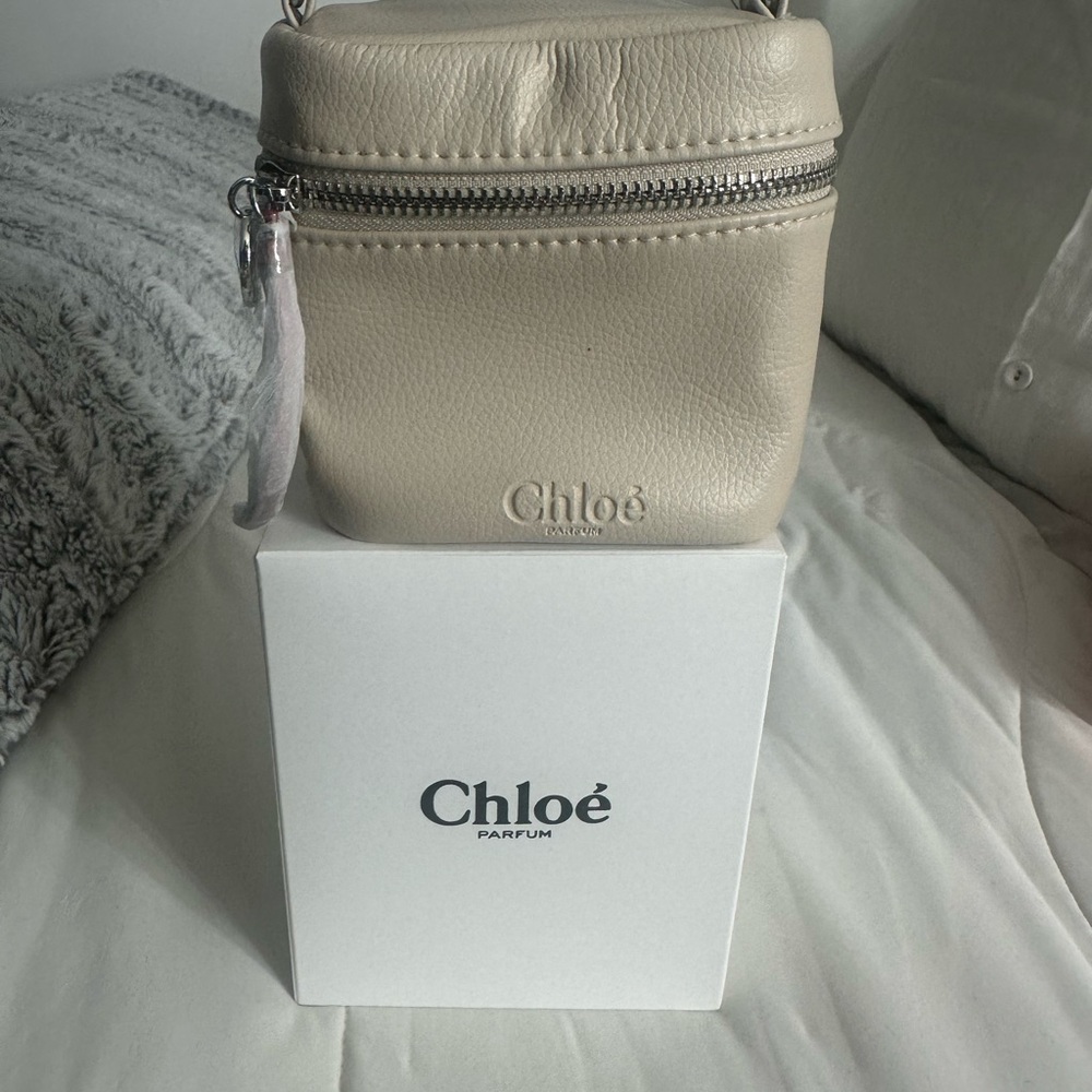 Chloé Cream Leather Crossbody Bag